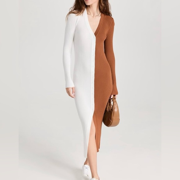 STAUD Shoko Sweater Cardigan Dress - Picture 4 of 9